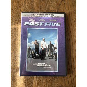 Fast Five DVD Extended Edition  "The Best In The Series"  PG-13 Movie